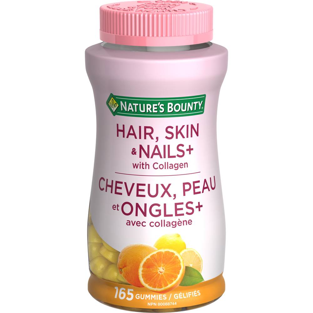 Nature's Bounty Hair Skin Nail Collagen Gummies (490 g)