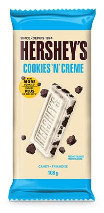Hershey's Cookies N Creme Family Bar (108 g)