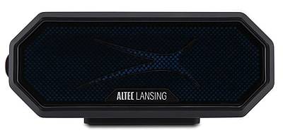 Altec Lansing Wireless Bluetooth HydraJolt2.0 Speaker, Black/Blue (IMW1202-BLKRYB)