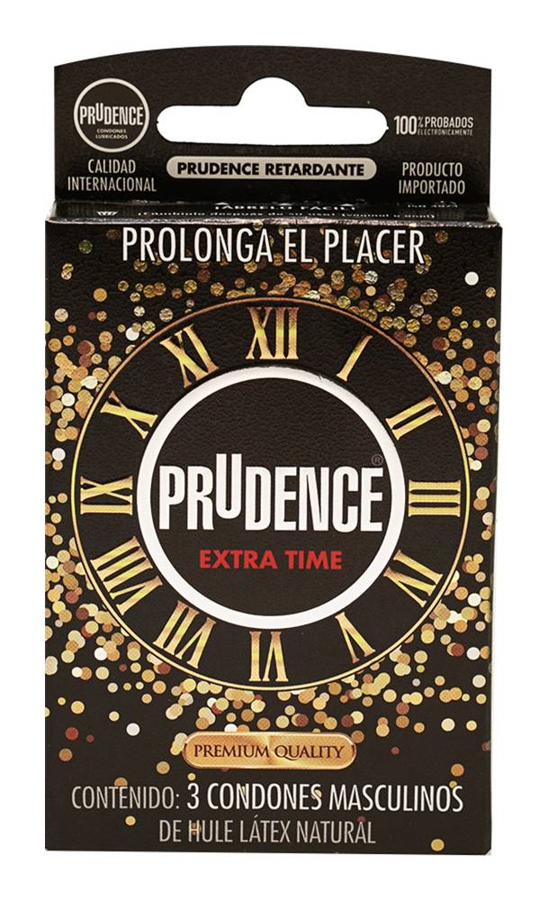 Prudence · Condones con efecto retardante (3 un)