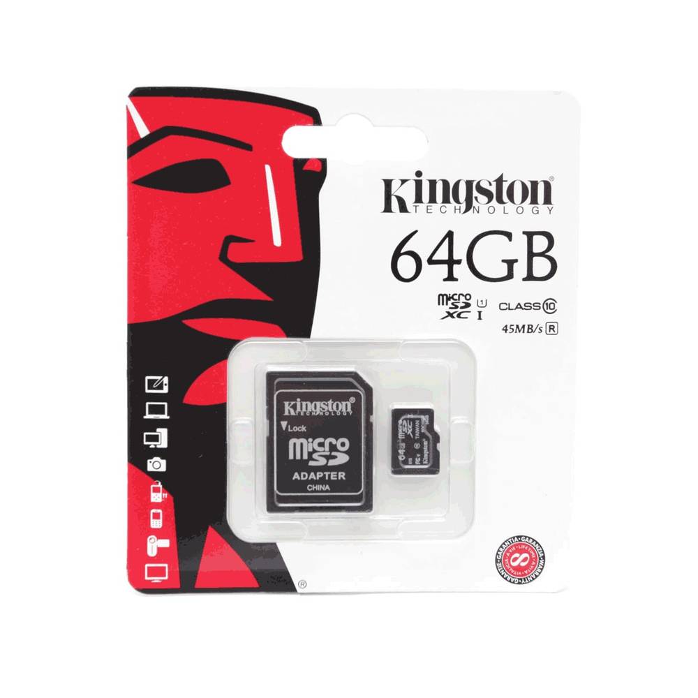 MICRO SD KINGSTON 64GB SDCX10