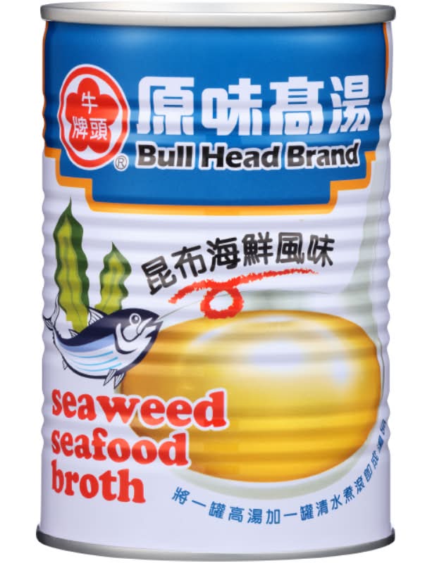牛頭牌原味高湯411ml-昆布海鮮風味 <411ml毫升 x 1 x 1Can罐>