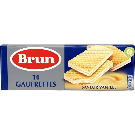 Brun Gaufrette fourrée saveur vanille 146 g