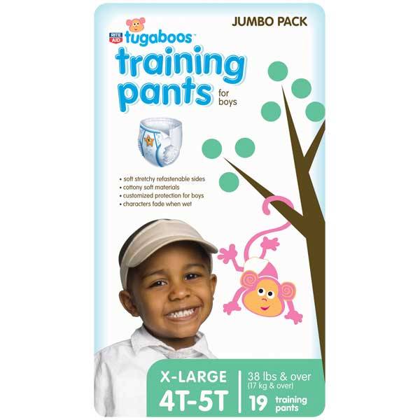 Rite Aid Tugaboos Training Pants For Boys, X-Large (19 ct)