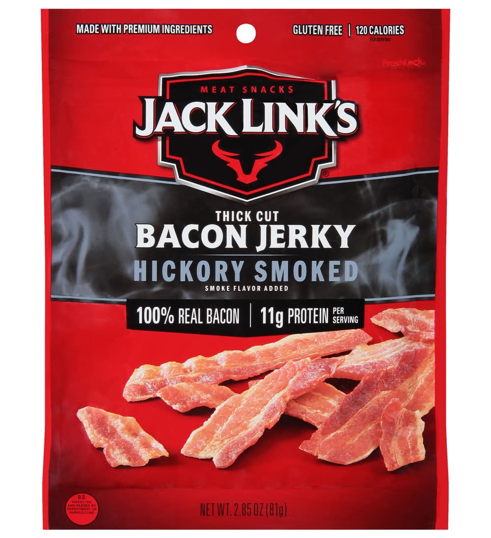 Jack Link's Thick Cut Bacon Jerky, Hickory Smoked (2.85 oz)