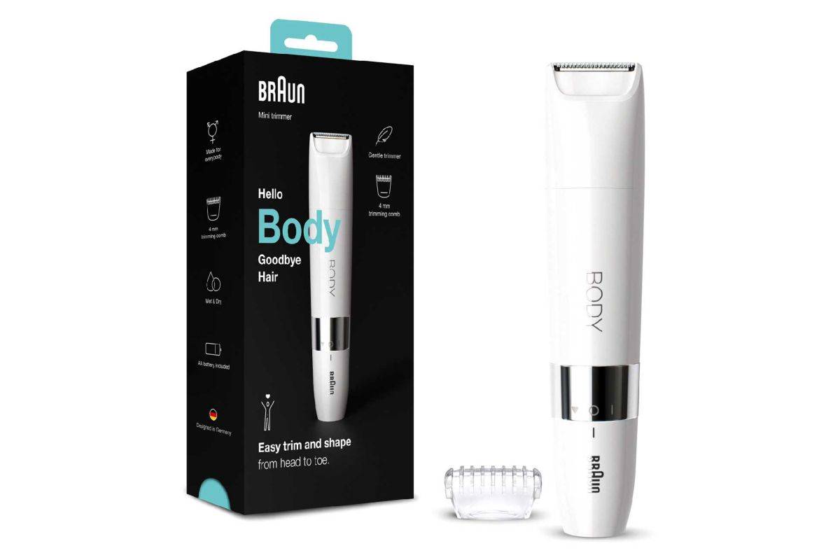 Braun Body, Mini Trimmer, For Women and Men - BS1000