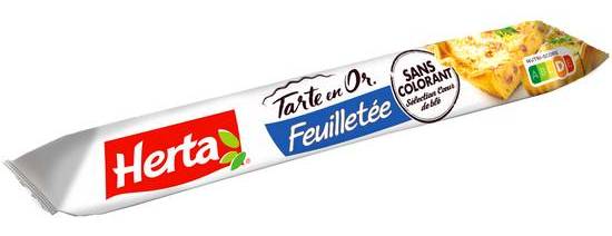 Pate feuilletée tarte en or - herta