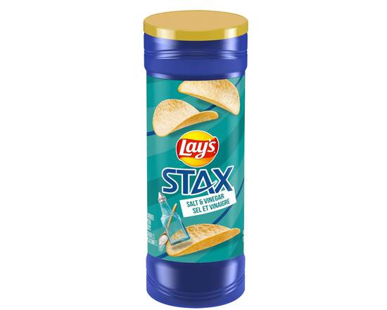 Lays Stax Salt&Vinegar 155g