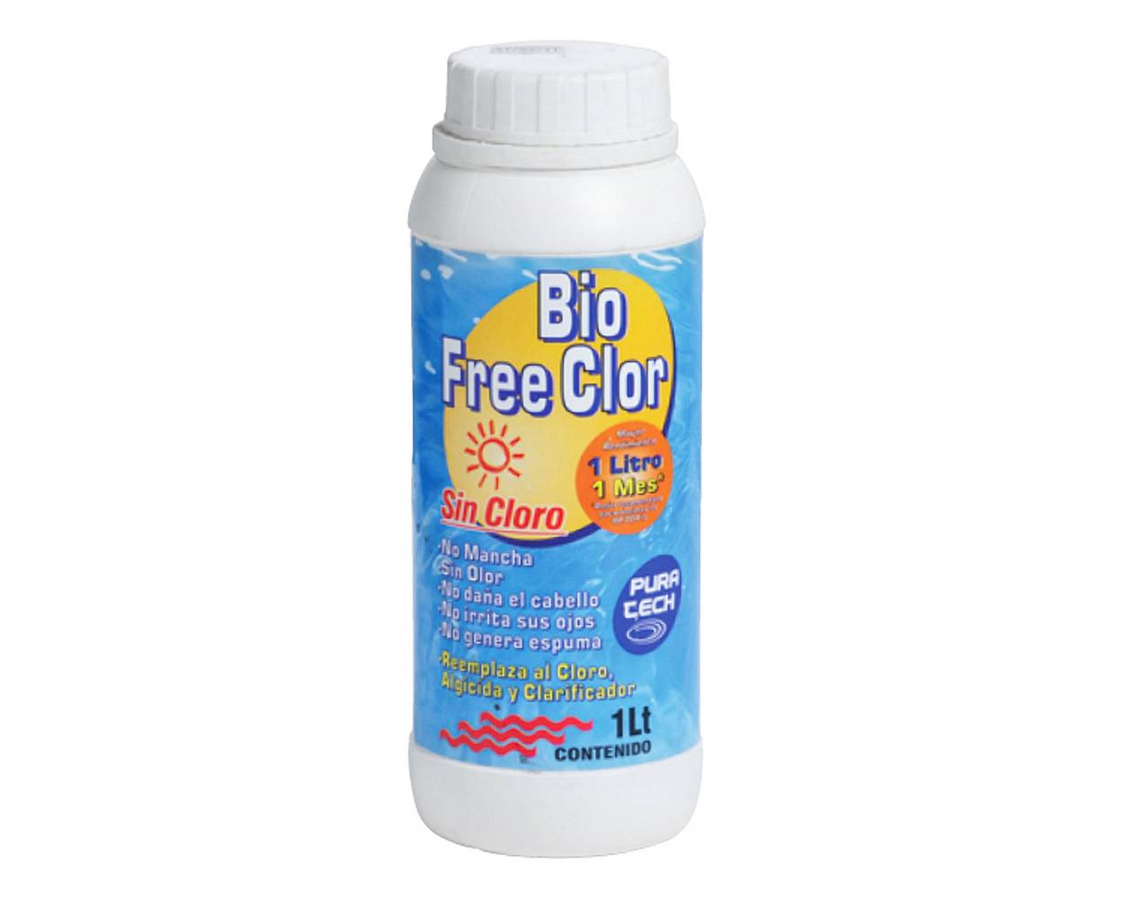 Puratech bio free clor piscina (1 l)