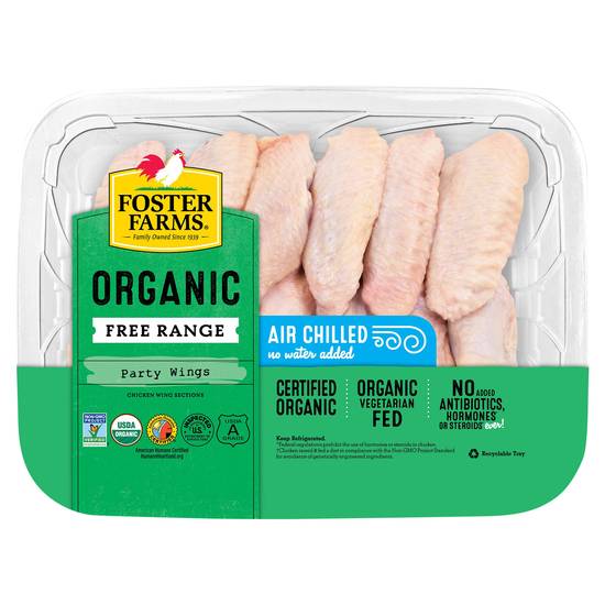 Organic Air-Chilled, Chicken Wings