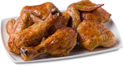 Deli Roasted Chicken Mixed 8 Piece Cold  - Each