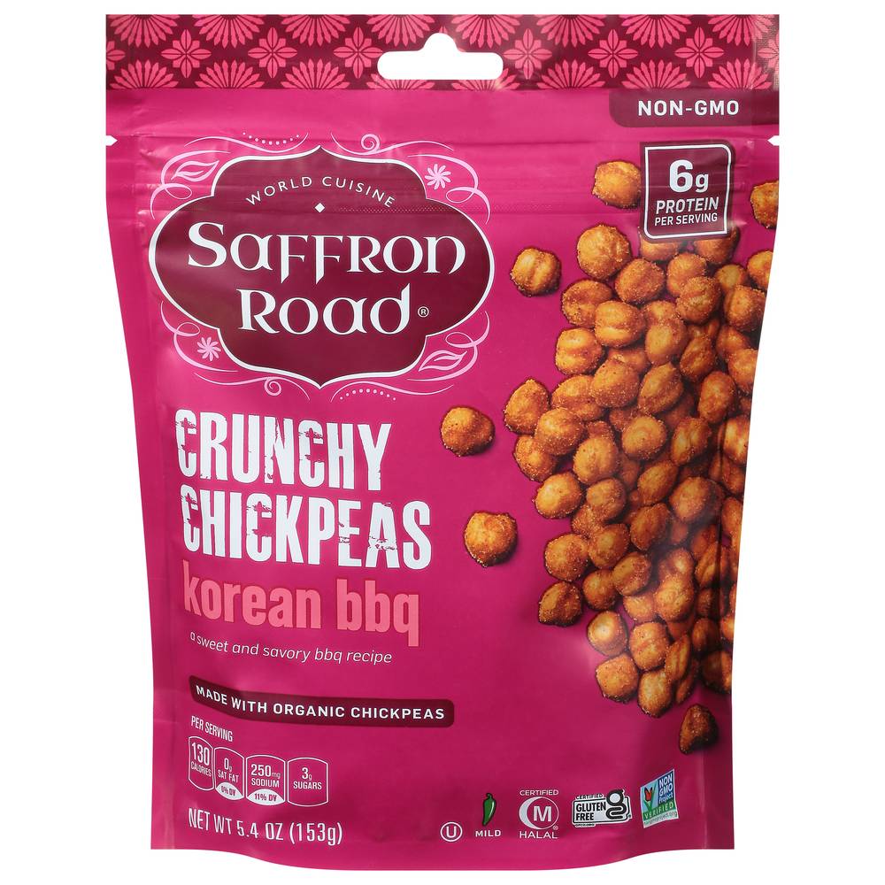 Saffron Road Crunchy Chickpeas Mild (korean bbq)