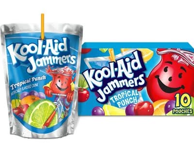 Kool-Aid Jammers Flavored Drink, Tropical Punch (10 x 6 fl oz)