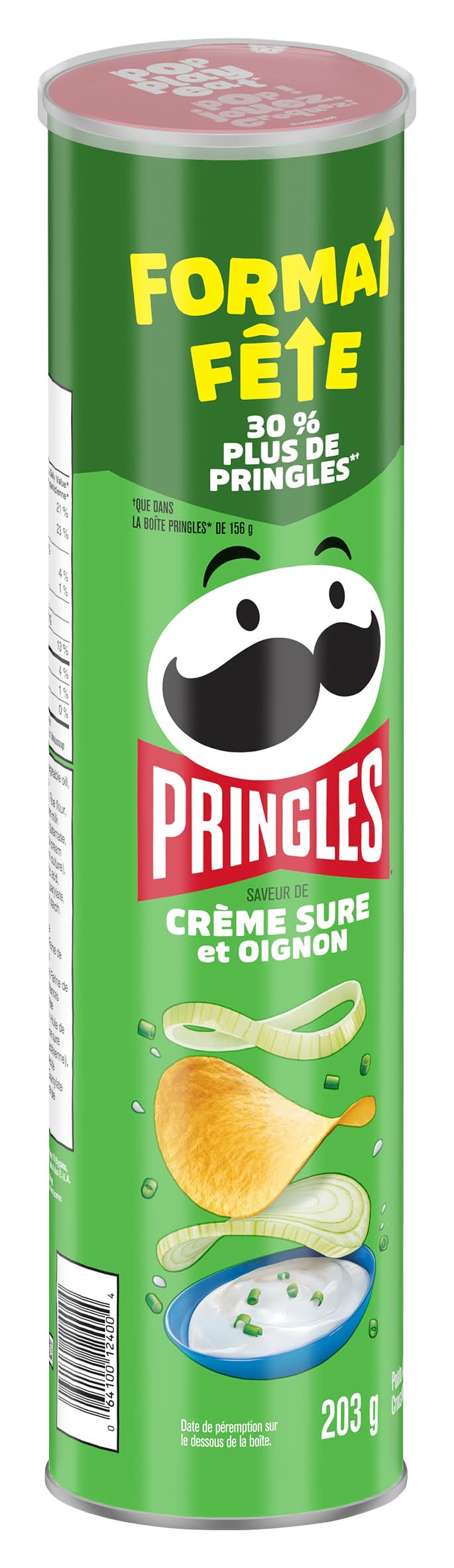 Pringles croustilles - potato chips (crème sure-oignon)