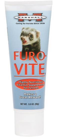Marshall Pet Products Furo-Vite Highly Nutritious Ferret Vitamin Supplement (3.5 oz)
