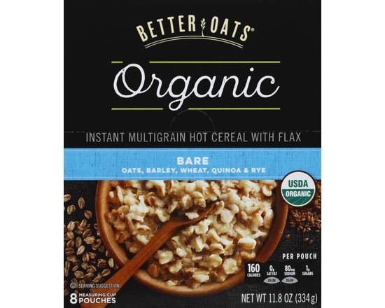 Better Oats · Hot Cereal (11.8 oz)