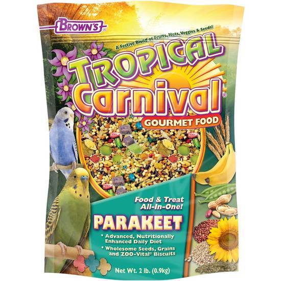 Brown's Tropical Carnival Parakeet Food (2 lbs)