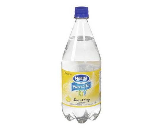 Nestlé · Citron pétillant Pure Life (1°L) - Pure Life sparkling lemon water (1 L)