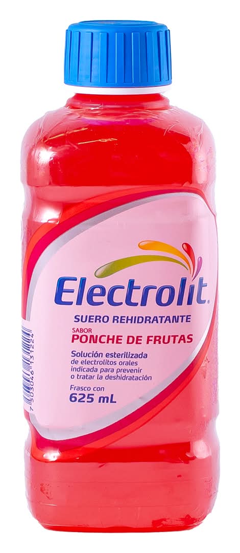 Electrolit · Suero rehidratante de electrolitos, ponche de frutas (625 ml)