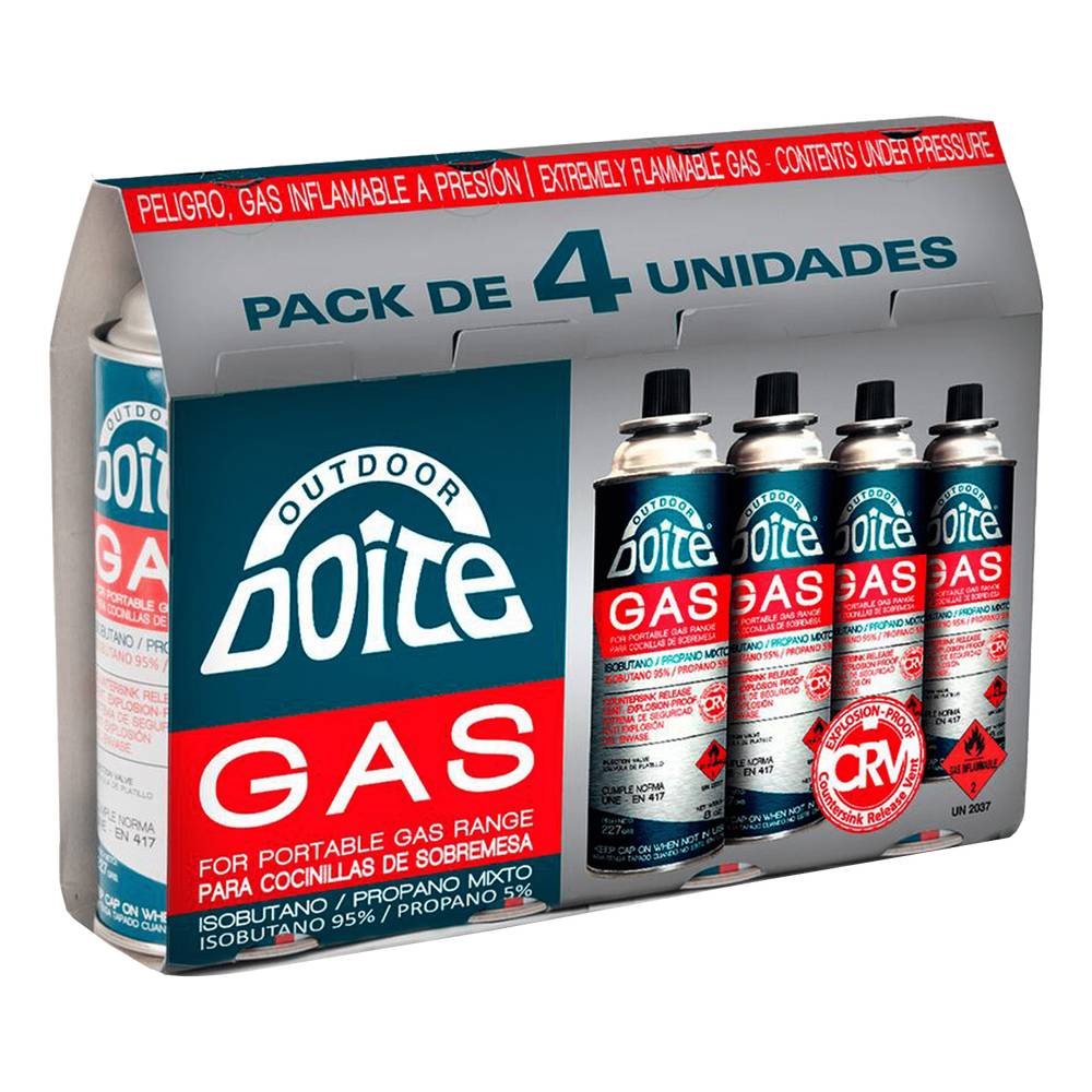 Doite pack cartuchos gas (4 x 227g)