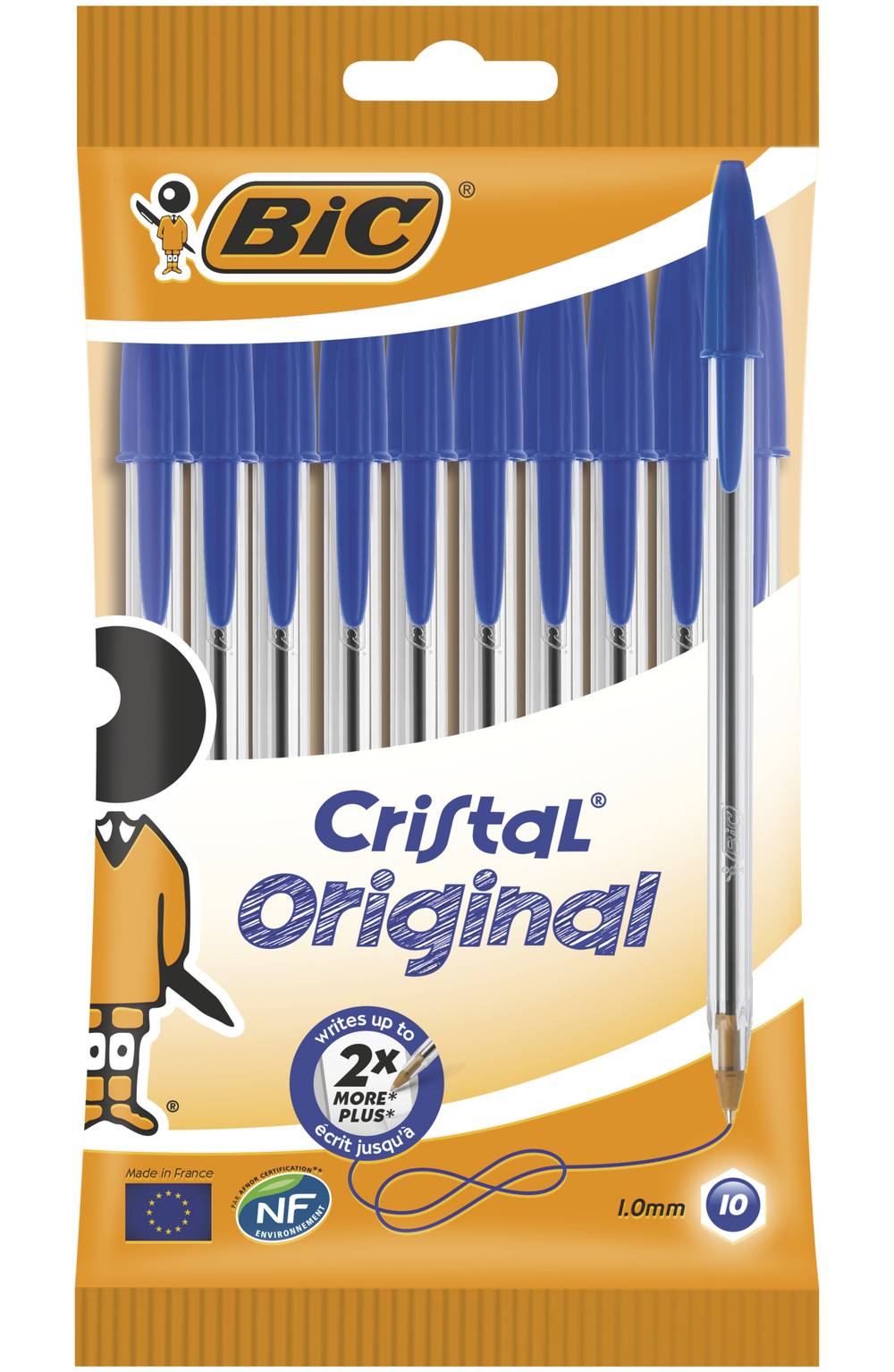 Esferográfica Cristal Original de Tinta Azul