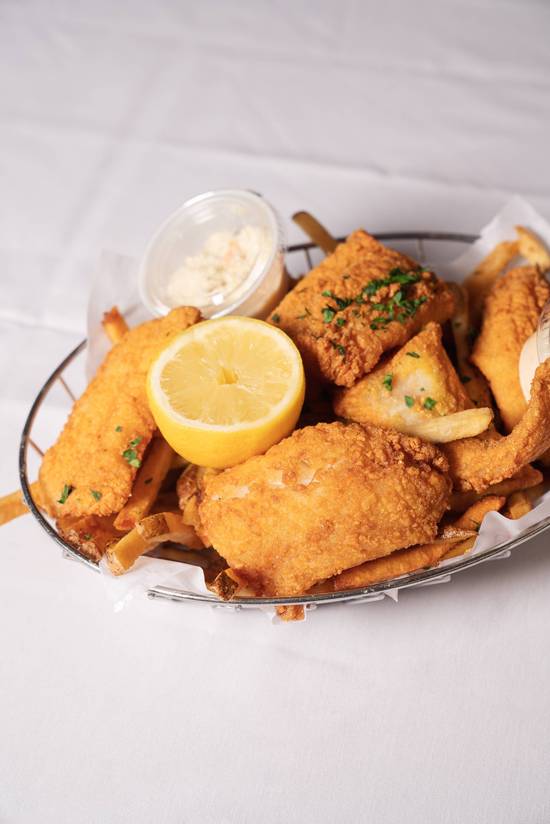 Fried Crispy Fish and Chips