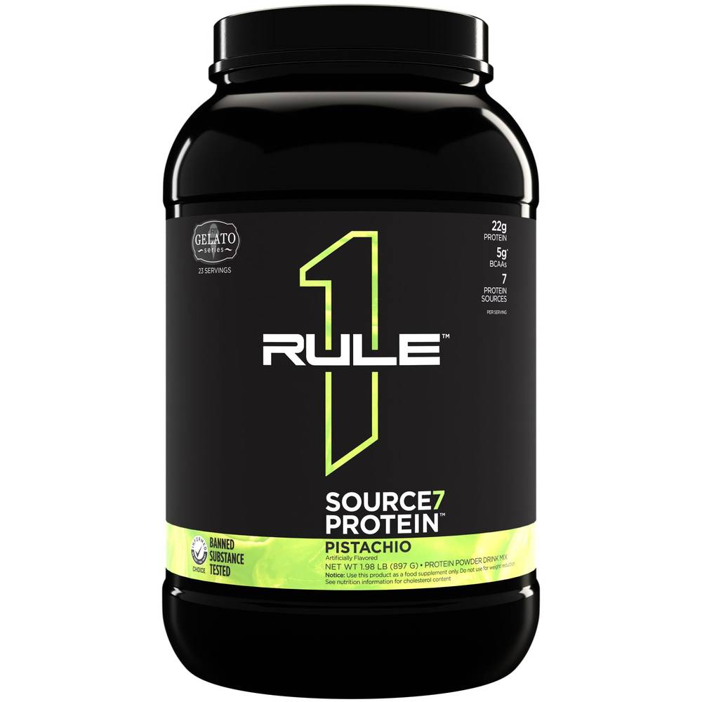 Rule 1 Source7 Protein Powder, Pistachio (1.98 lbs)