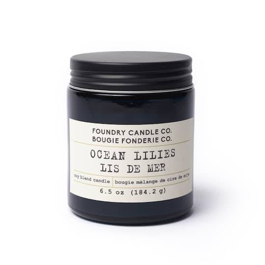 Foundry Candle Co. Ocean Lilies Soy Wax Candle (6.5 oz)