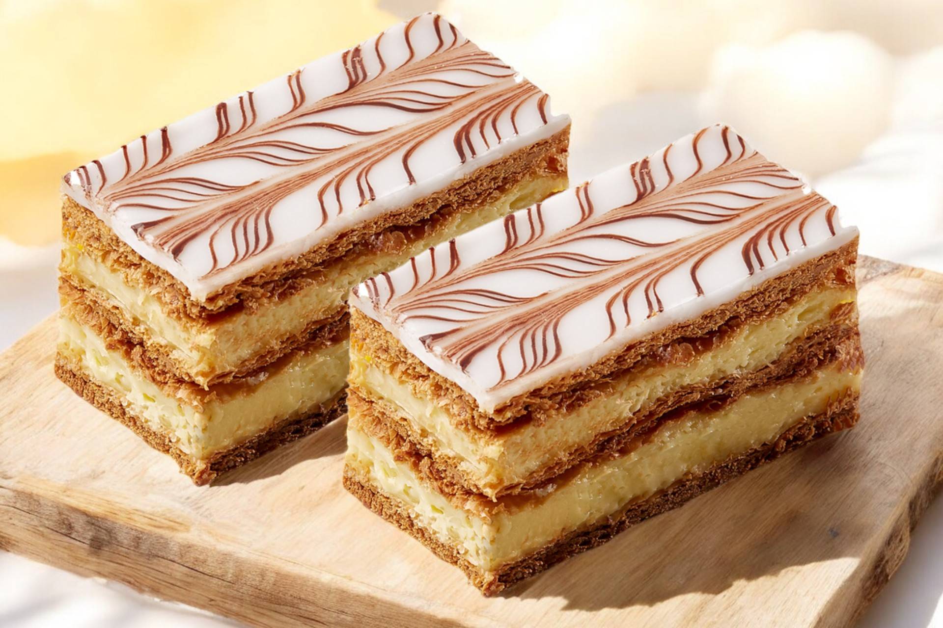 Millefeuille nature🥧🍩🧁