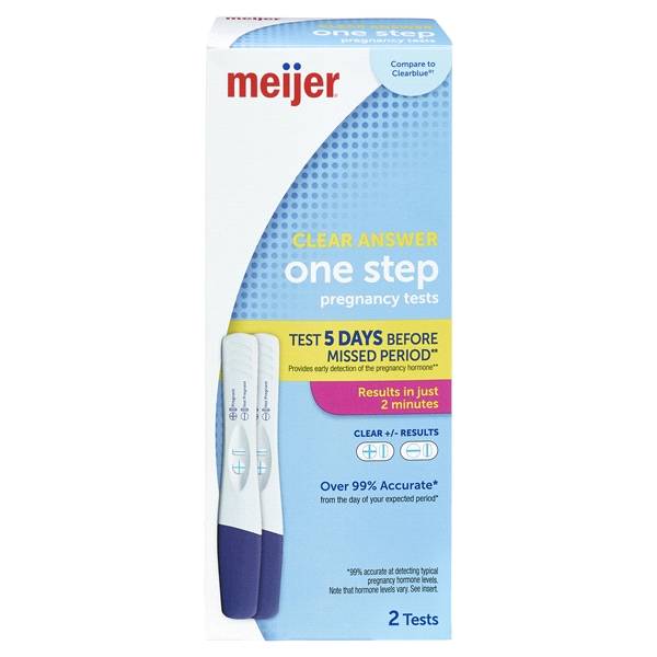 Meijer Clear Answer Pregnancy Test (2 ct)