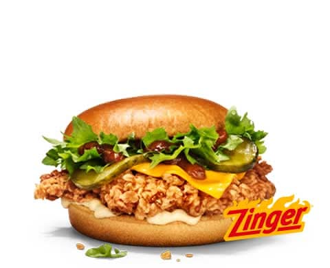 Kentucky BBQ Zinger Burger