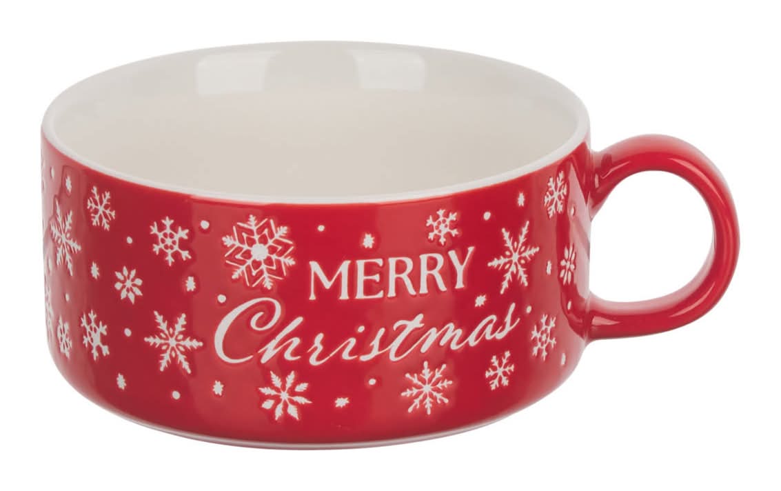 Christmas Printed Soup Bowl Assorted