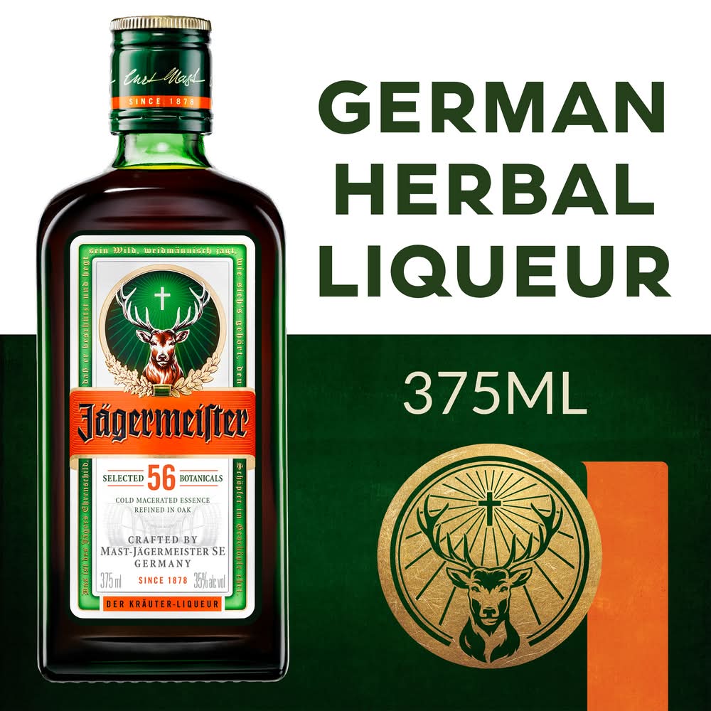 Jägermeister Selected 56 Botanicals German Herbal Liqueur (375 ml
