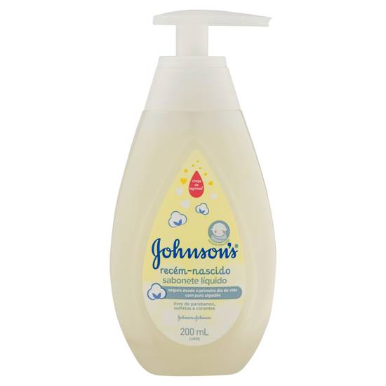 Johnson's sabonete líquido para recém-nascido (200 ml)
