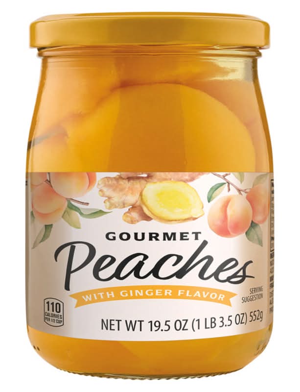 Gourmet Peaches, Ginger (19.5 oz)