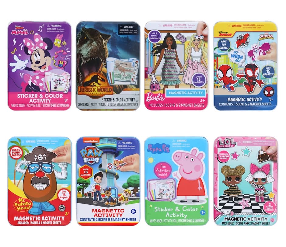 Licensed Character Activity Tin