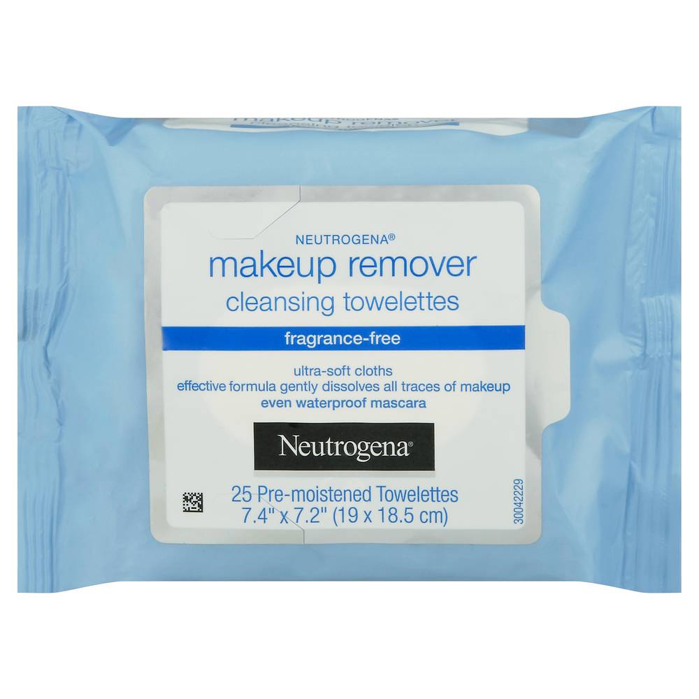 Neutrogena Fragance Free Makeup Remover Wipes (7.9 oz)