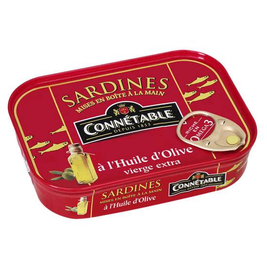 Sardines - Huile d'olive 115gr CONNETABLE