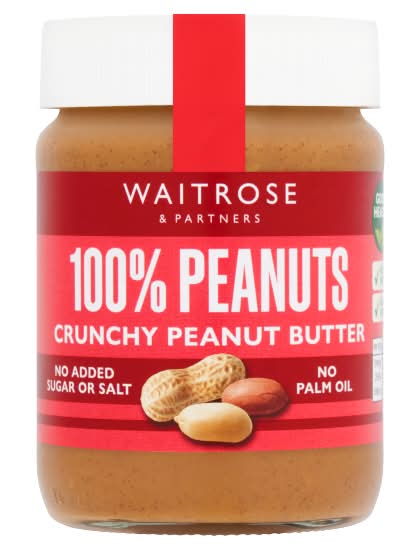 Waitrose & Partners 100% Crunchy Peanut Butter (340g)