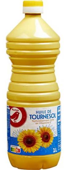 Huile de tournesol - auchan - 1l