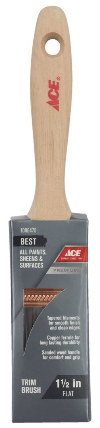 ACE Best 1-1/2 In. Flat Trim Paint Brush
