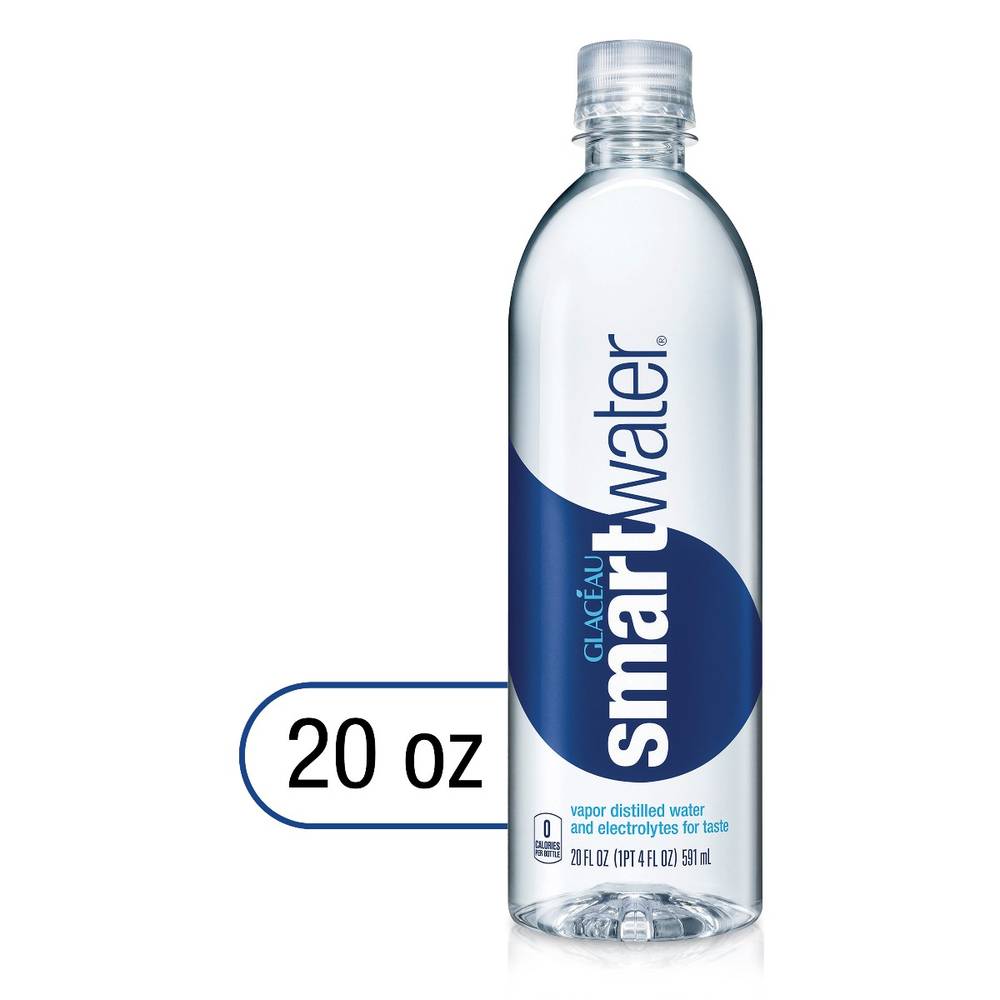 Smartwater - 24/20 fl oz plastic bottles (1X24|Case of 1)