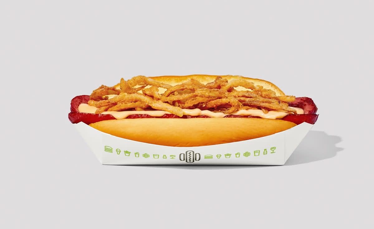 Crispy Onion Cheese Dog