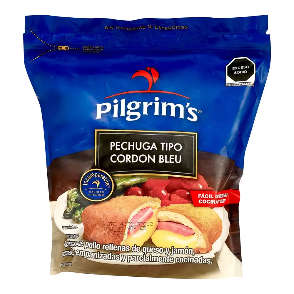 Pilgrim's · Pechuga rellena tipo cordon bleu (1,5 kg)