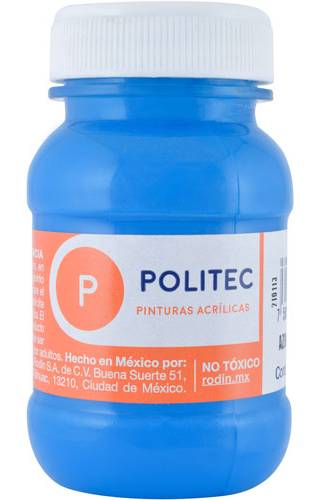 Politec · Pintura acrílica, azul celeste 313 (100 ml)