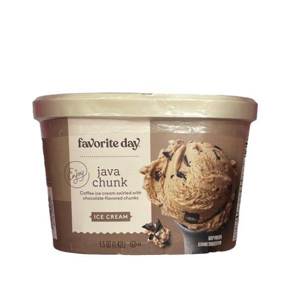 Favorite Day Ice Cream, Java Chunk (1.5 qt)