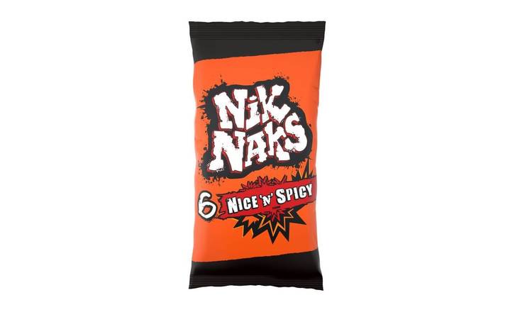 Nik Naks Nice 'N' Spicy Multipack Crisps 6 pack (400127)