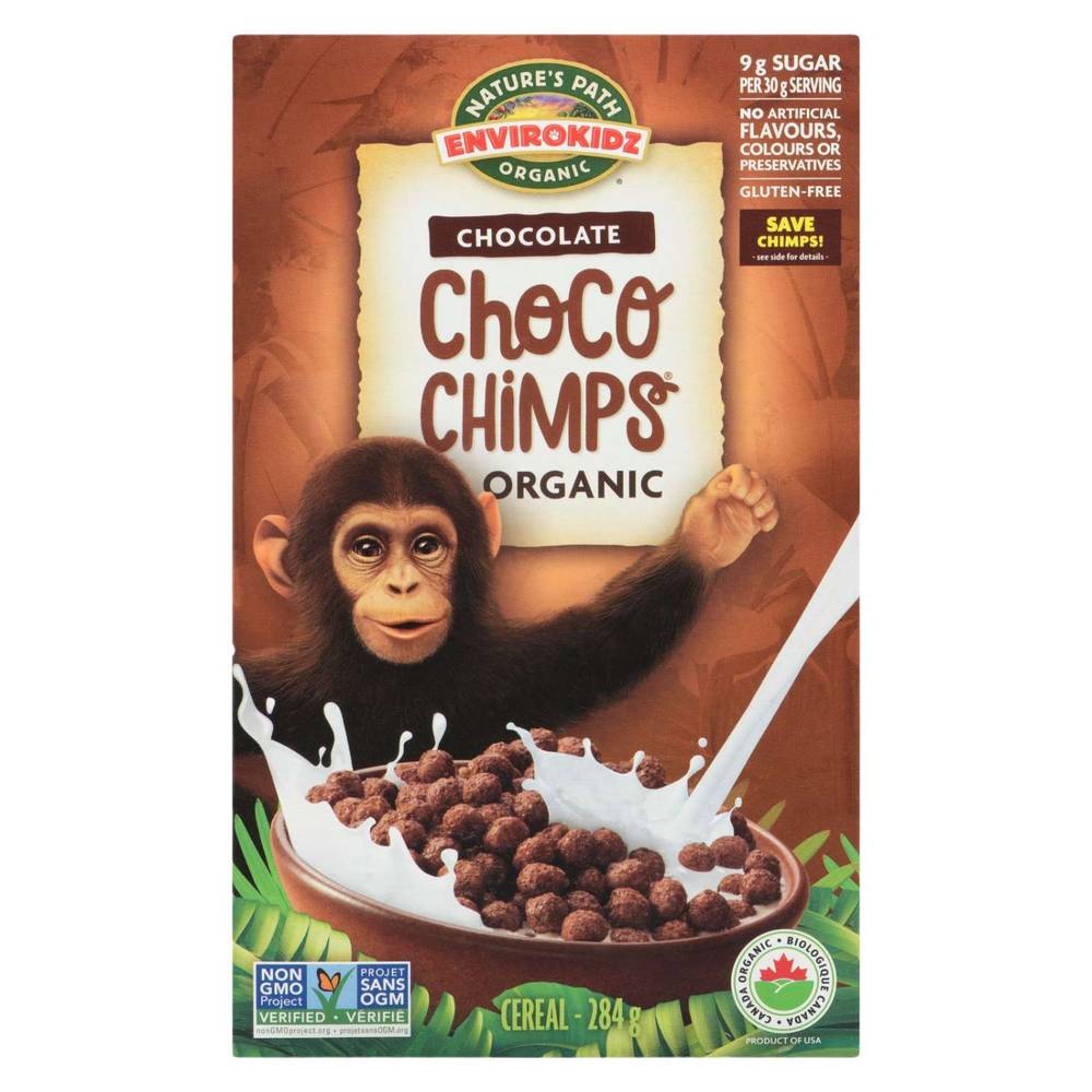 Nature's Path EnviroKidz Chocolate Choco Chimps Breakfast Cereal (284 g)