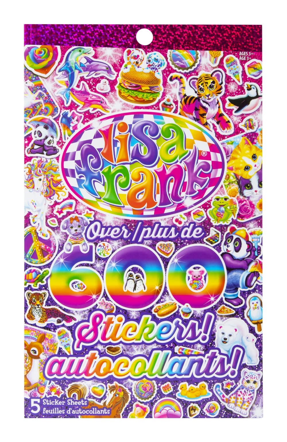 Lisa Frank® Sticker Sheets With Over 600 Stickers