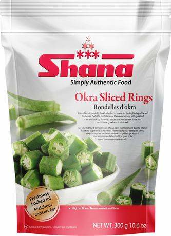 Shana Okra Sliced Rings (300 g)